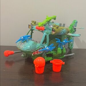 Vintage 1990 TMNT Copter, Mostly Complete